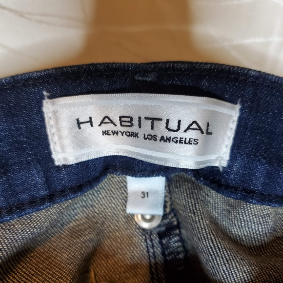 Habitual Camille Slim Straight Leg Dark Wash Jeans - Picture 4 of 11
